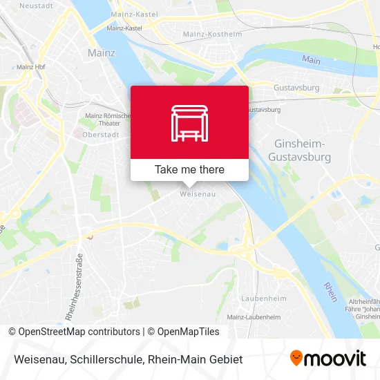 Карта Weisenau, Schillerschule