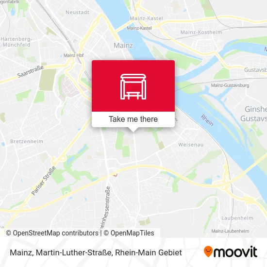 Карта Mainz, Martin-Luther-Straße