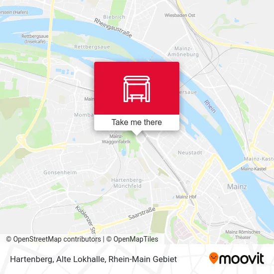 Карта Hartenberg, Alte Lokhalle