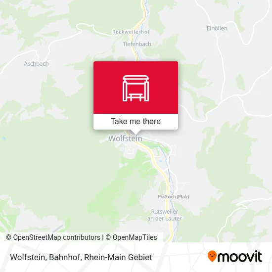 Wolfstein, Bahnhof map