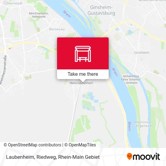 Laubenheim, Riedweg map