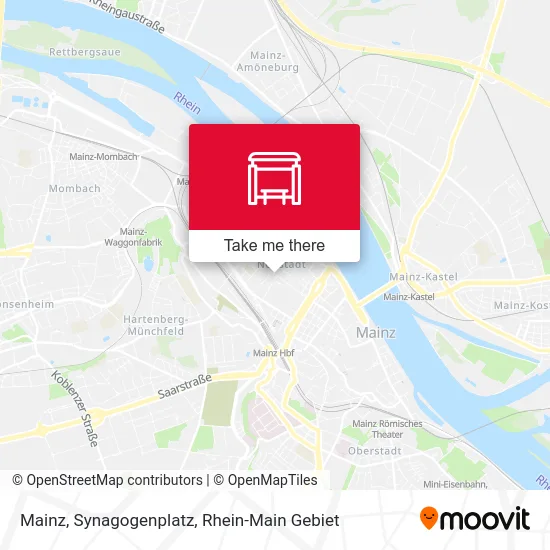 Mainz, Synagogenplatz map