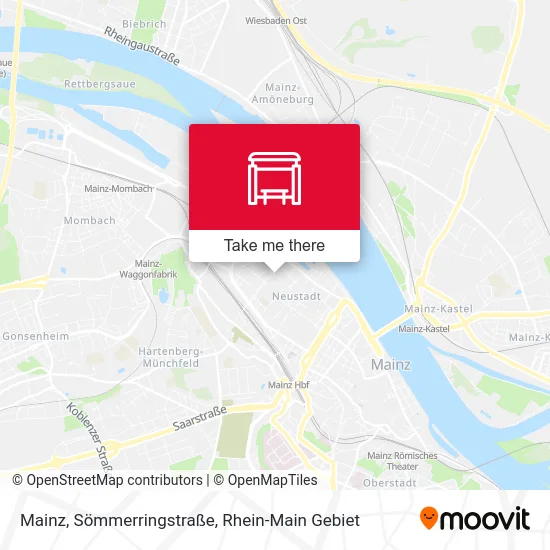 Карта Mainz, Sömmerringstraße