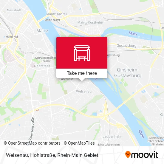 Карта Weisenau, Hohlstraße