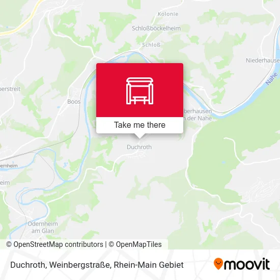 Карта Duchroth, Weinbergstraße