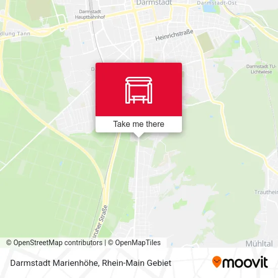 Карта Darmstadt Marienhöhe