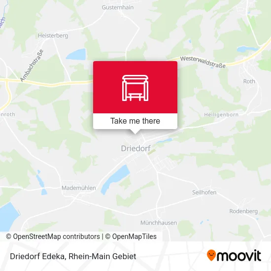 Driedorf Edeka map