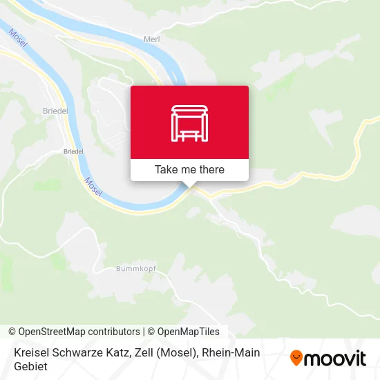 Карта Kreisel Schwarze Katz, Zell (Mosel)