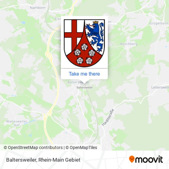 Baltersweiler map