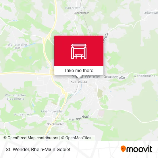 Карта St. Wendel