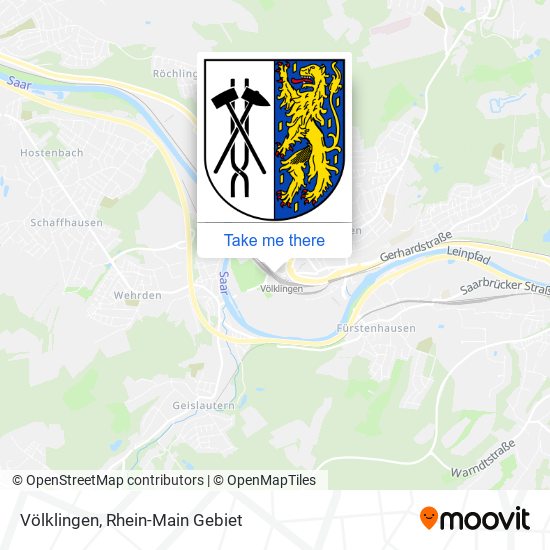 Völklingen map