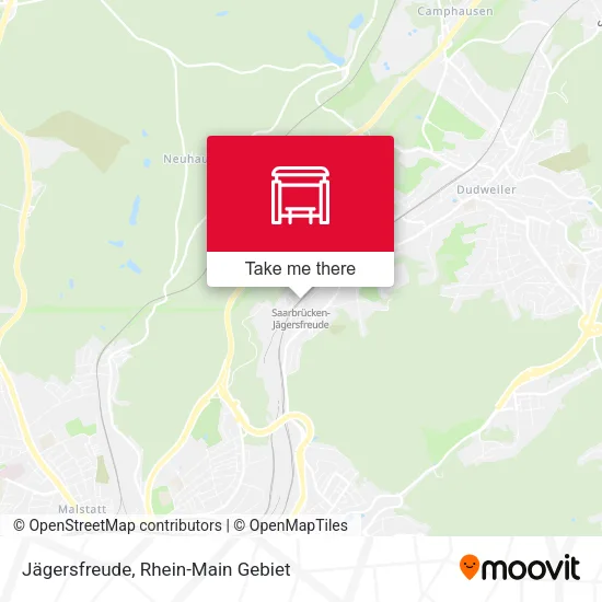 Jägersfreude map