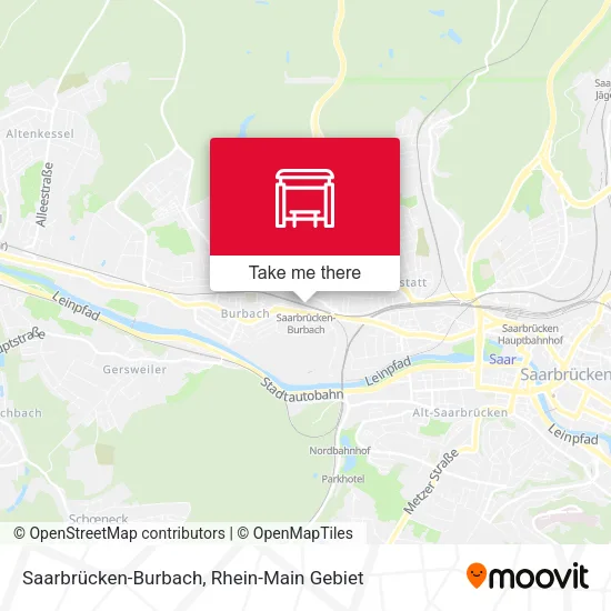 Карта Saarbrücken-Burbach