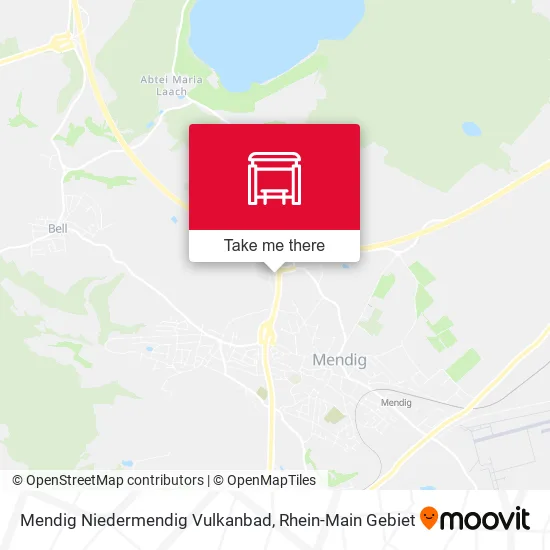 Карта Mendig Niedermendig Vulkanbad