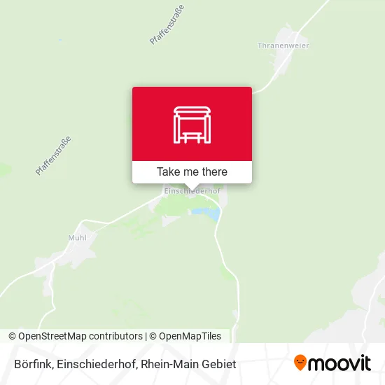 Карта Börfink, Einschiederhof