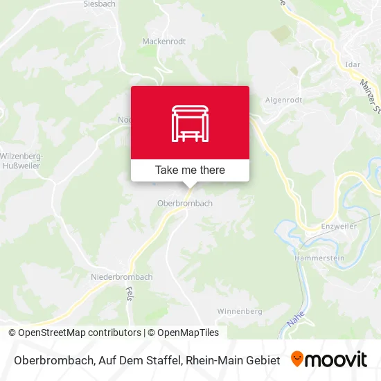 Карта Oberbrombach, Auf Dem Staffel