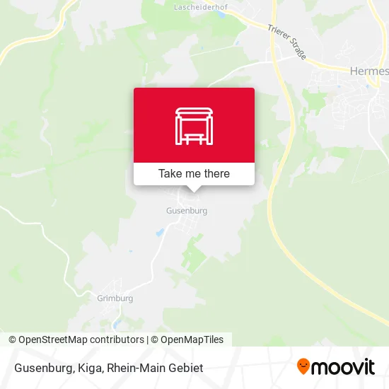 Карта Gusenburg, Kiga