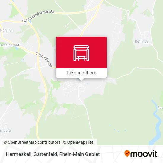 Карта Hermeskeil, Gartenfeld