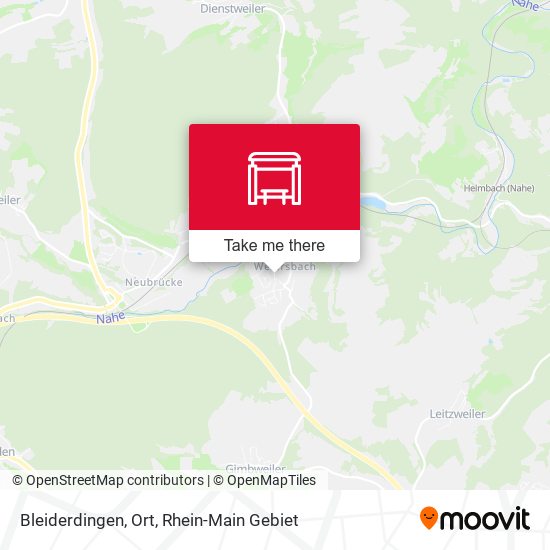 Карта Bleiderdingen, Ort
