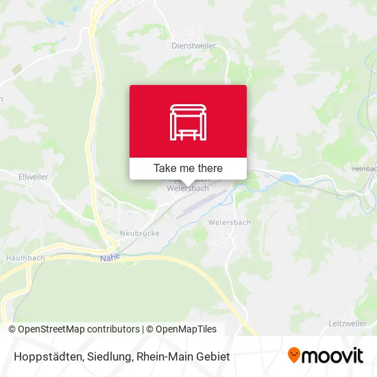 Карта Hoppstädten, Siedlung