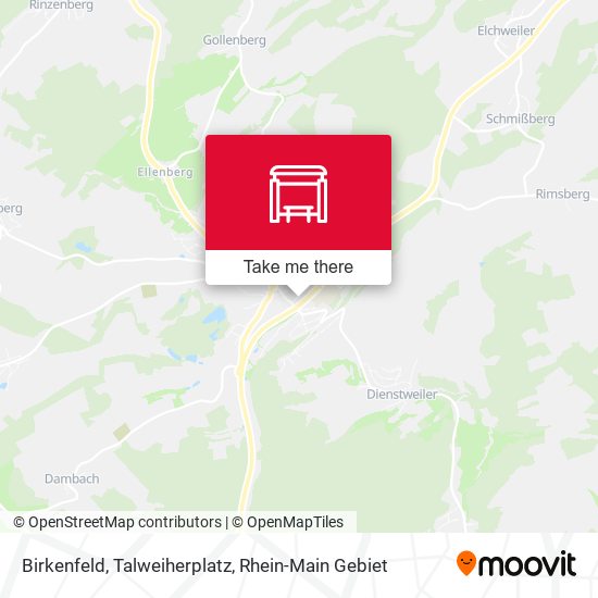 Карта Birkenfeld, Talweiherplatz