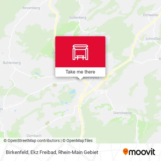 Карта Birkenfeld, Ekz Freibad