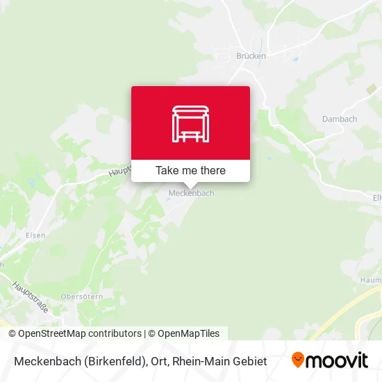 Карта Meckenbach (Birkenfeld), Ort