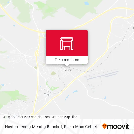 Карта Niedermendig Mendig Bahnhof