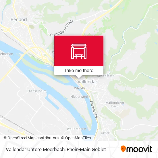 Карта Vallendar Untere Meerbach