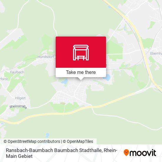 Ransbach-Baumbach Baumbach Stadthalle map