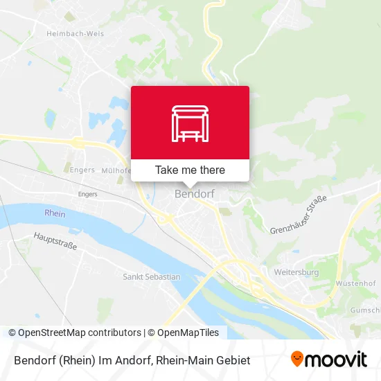 Карта Bendorf (Rhein) Im Andorf