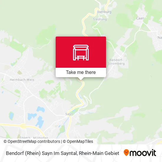 Bendorf (Rhein) Sayn Im Sayntal map
