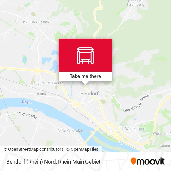 Карта Bendorf (Rhein) Nord