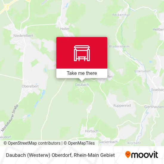 Daubach (Westerw) Oberdorf map