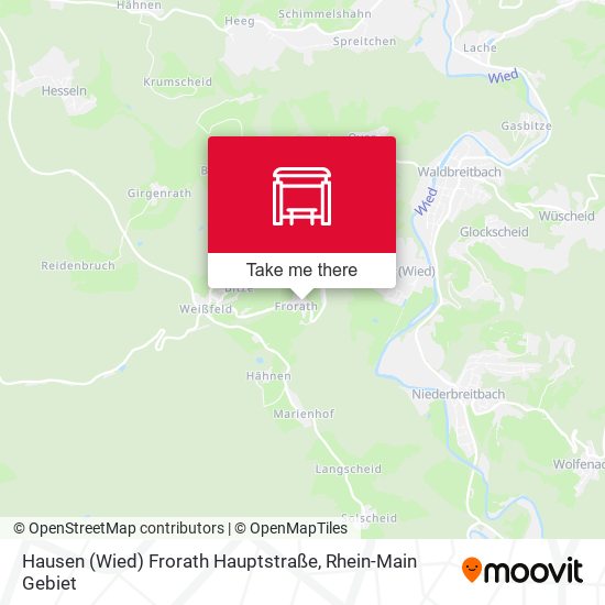 Hausen (Wied) Frorath Hauptstraße map