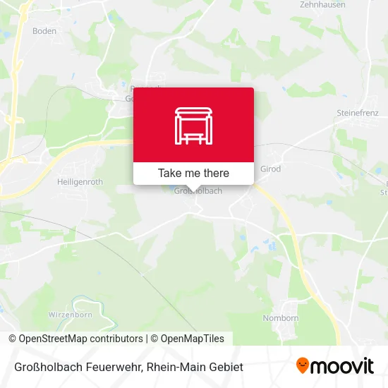 Карта Großholbach Feuerwehr
