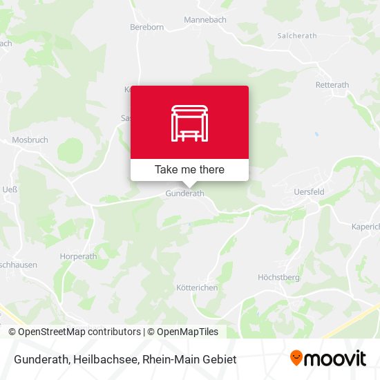 Gunderath, Heilbachsee map