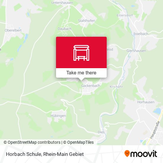 Horbach Schule map