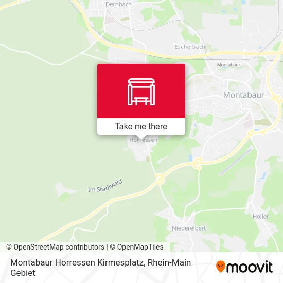 Карта Montabaur Horressen Kirmesplatz
