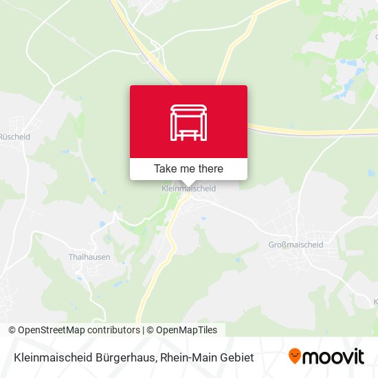 Kleinmaischeid Bürgerhaus map