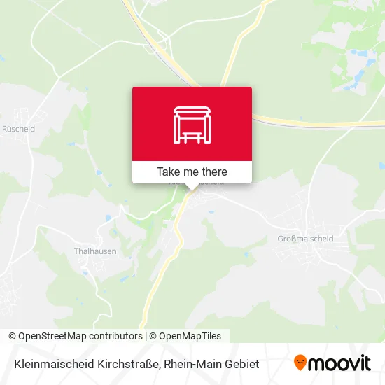 Карта Kleinmaischeid Kirchstraße