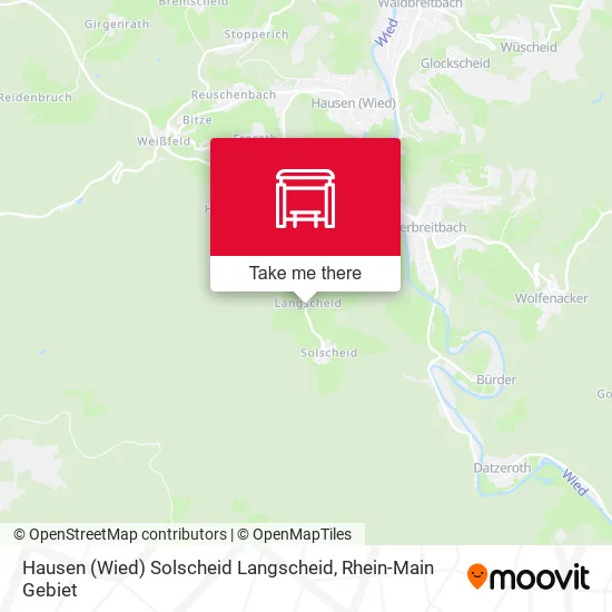 Карта Hausen (Wied) Solscheid Langscheid