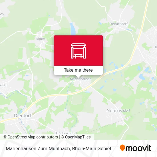 Карта Marienhausen Zum Mühlbach