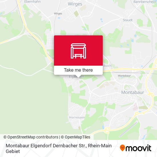 Карта Montabaur Elgendorf Dernbacher Str.