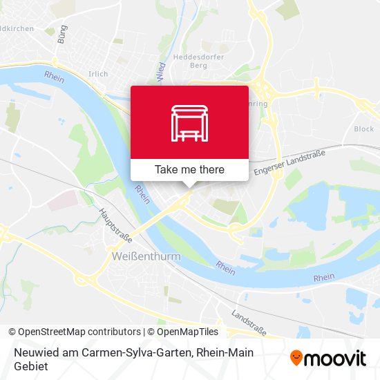 Neuwied am Carmen-Sylva-Garten map