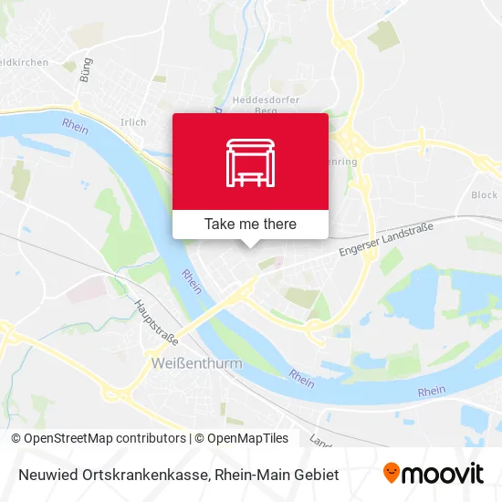 Карта Neuwied Ortskrankenkasse