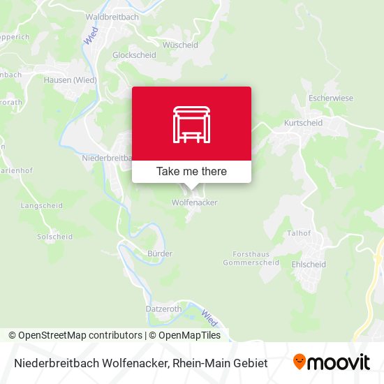 Карта Niederbreitbach Wolfenacker