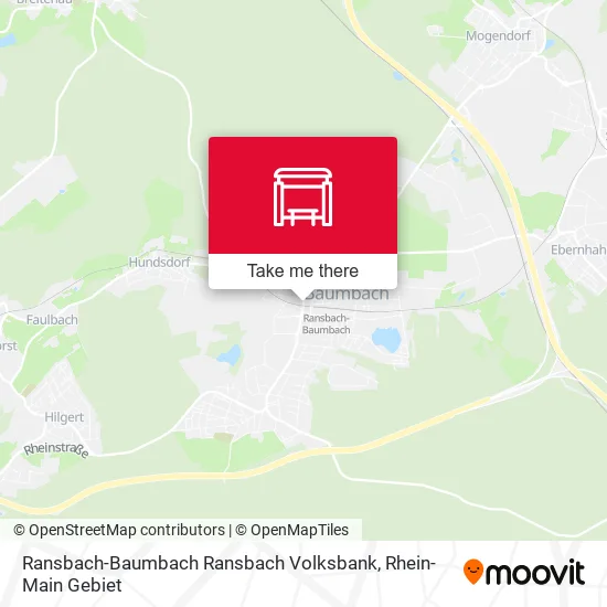 Карта Ransbach-Baumbach Ransbach Volksbank