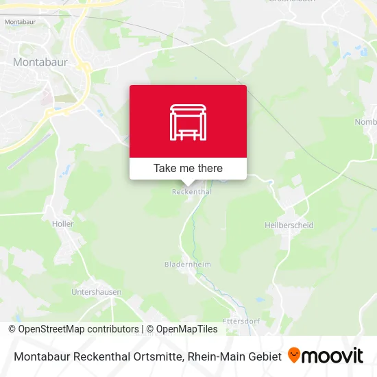 Карта Montabaur Reckenthal Ortsmitte