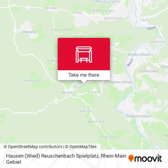 Hausen (Wied) Reuschenbach Spielplatz map